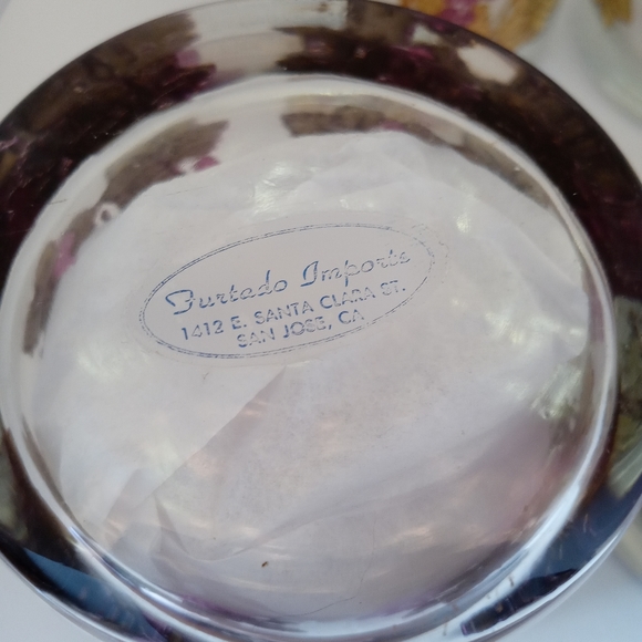 Vintage Tumblers Embossed with Grapes and Leaves. Gorgeous 22k Gold. Set of 4. - Picture 3 of 9